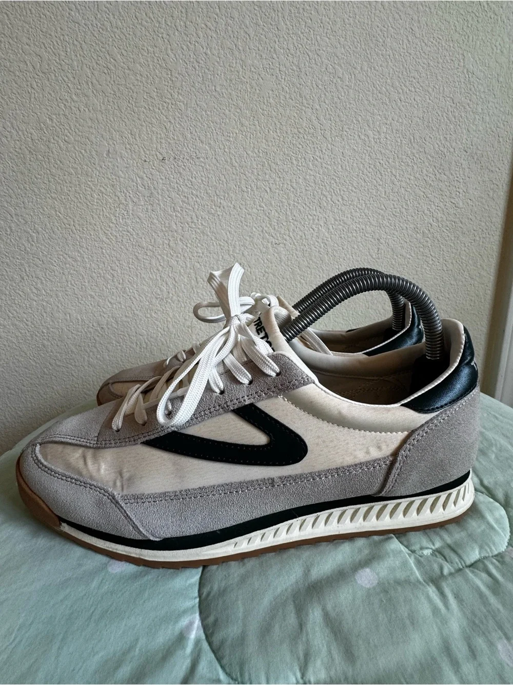 Tretorn White, gray and green Sneakers Womens 9.5